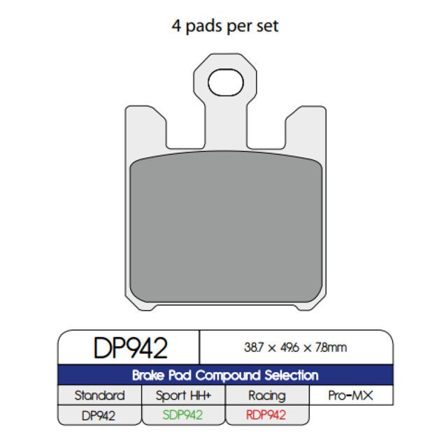 DP ΤΑΚΑΚΙΑ ΣΕΤ ΕΜΠΡΟΣ DP942