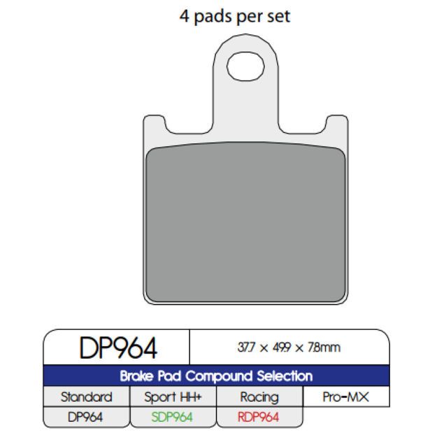 DP ΤΑΚΑΚΙΑ ΣΕΤ ΕΜΠΡΟΣ DP964