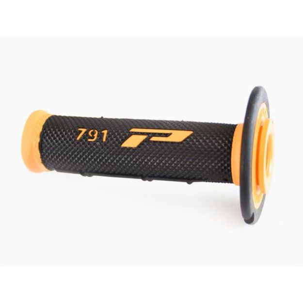 PRO GRIP GRIPS DOUBLE DENSITY OFFROAD 791 CLOSED END BLACK/ORANGE
