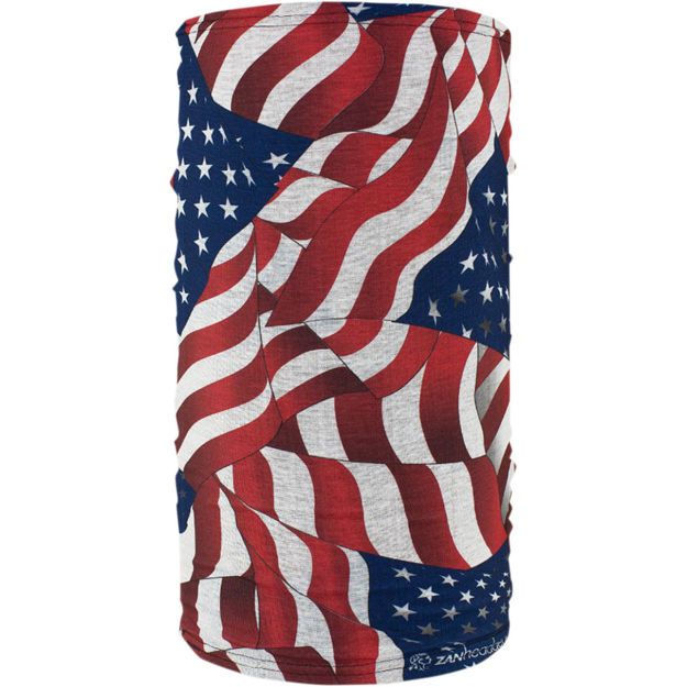 Περιλαίμιο one size ZAN HEADGEAR MOTLEY TUBE™ WAVY AMERICAN FLAG FLEECE LINED Πολύχρωμο