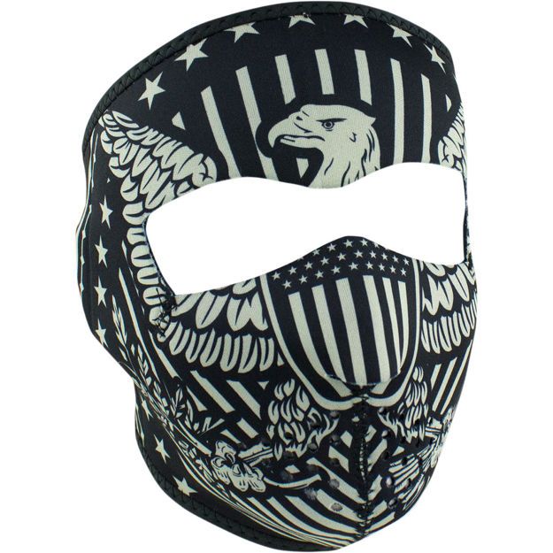 FULL FACE MASK ZAN HEADGEAR VINTAGE EAGLE Μαύρο ONE SIZE