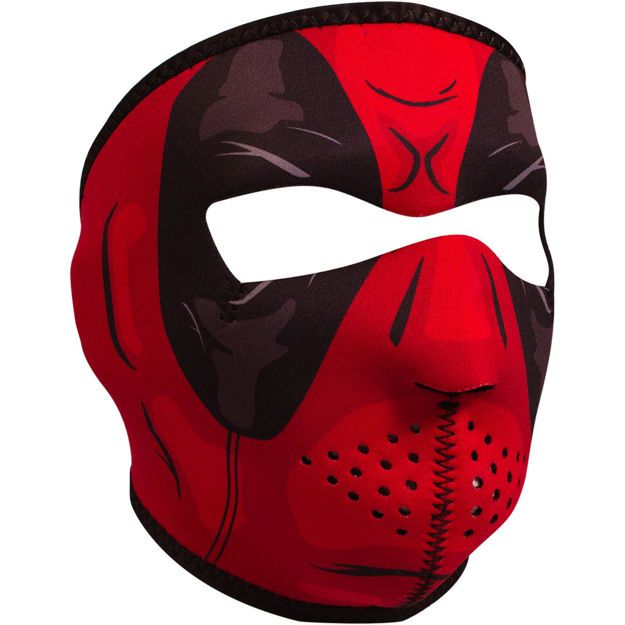 FULL FACE MASK ZAN HEADGEAR  RED DAWN ONE SIZE Κόκκινο