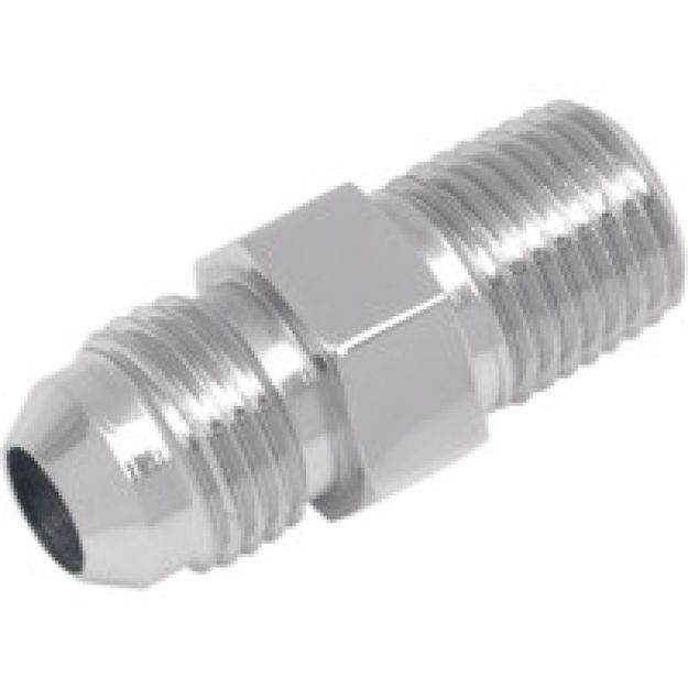 GOODRIDGE BRAKELINE ADAPTER FOR AN-03 HOSE STAINLESS-STEEL 2x MALE 3/8x24 JIC/UNF TO 1/8x27 NPT