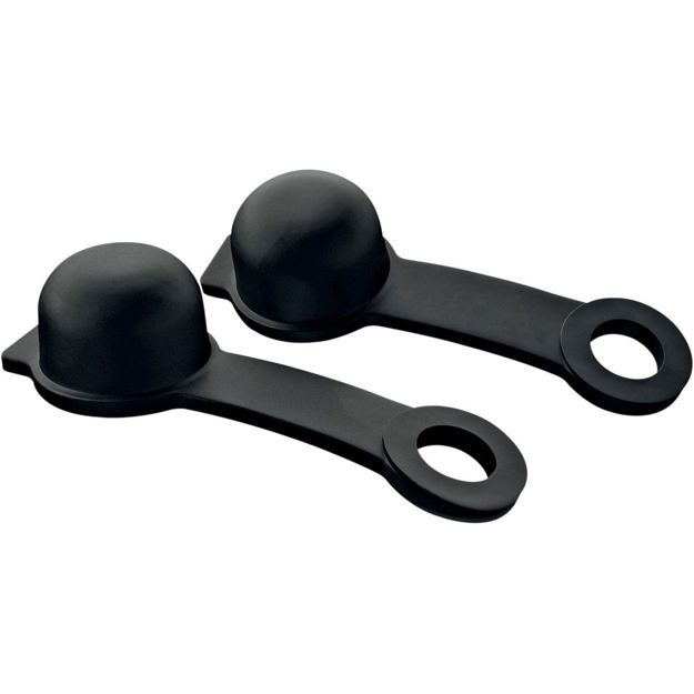 GOODRIDGE BLEED NIPPLE CAP BLACK 2PKG