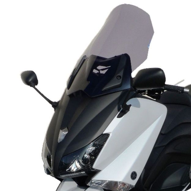 BULLSTER WINDSHIELD HIGH PROTECTION SMOKED GREY 61.5 CM 4MM YAMAHA XP 530 T-Max T-Max 2012-2016
