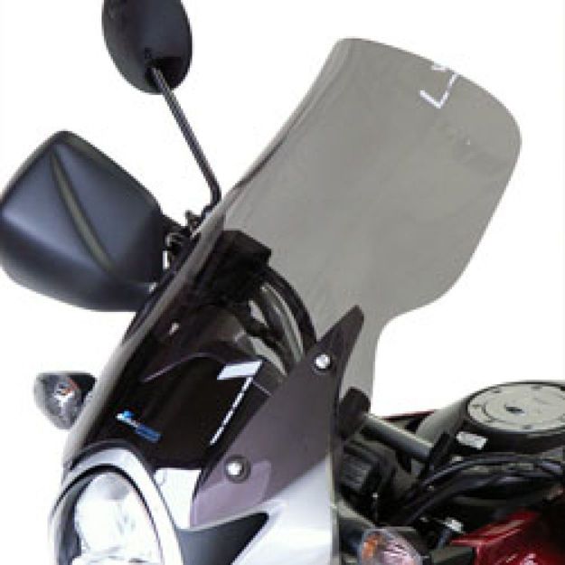 BULLSTER WINDSHIELD HIGH PROTECTION SMOKED GREY 45 CM 3MM HONDA XL 650 V Transalp 2007 XL 700 V Transalp 2008-2013