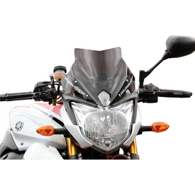 BULLSTER WINDSHIELD RACING SMOKED BLACK 25 CM 3MM YAMAHA FZ8 N 2010-2016