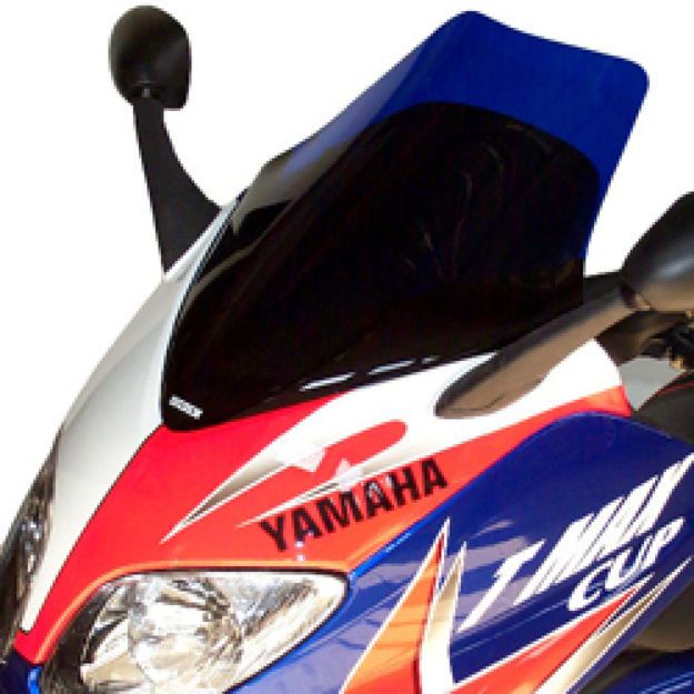 BULLSTER WINDSHIELD RACING SMOKED BLACK 62 CM 3MM YAMAHA XP 500 T-Max T-Max 2001-2007