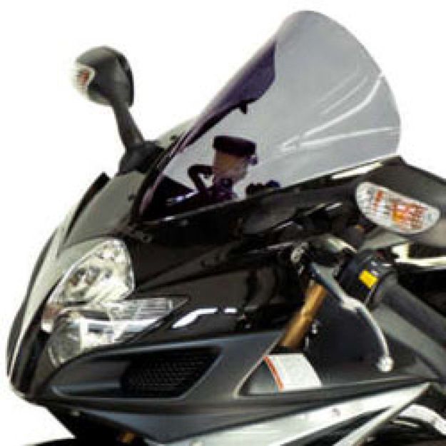 BULLSTER WINDSHIELD HIGH PROTECTION SMOKED BLACK 32 CM 3MM SUZUKI GSX-R 600 2006-2007 GSX-R 750 2007