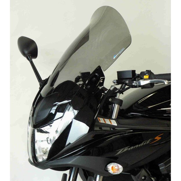 BULLSTER WINDSHIELD HIGH PROTECTION SMOKED BLACK 51 CM 3MM SUZUKI GSF 1250 S Bandit 2009-2012 GSF 650 S ABS Bandit 2009-2012