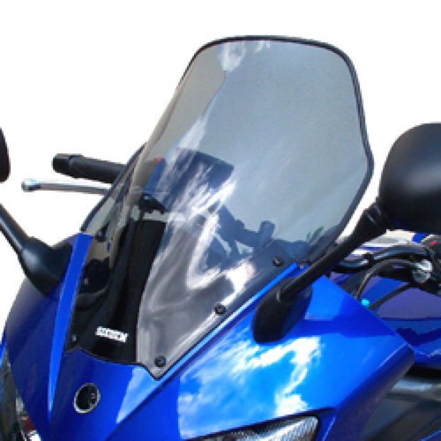 BULLSTER WINDSHIELD HIGH PROTECTION SMOKED BLACK 41 CM 4MM YAMAHA FZS 1000 Fazer 2001-2005 FZS 1000 S Fazer 2003-2005