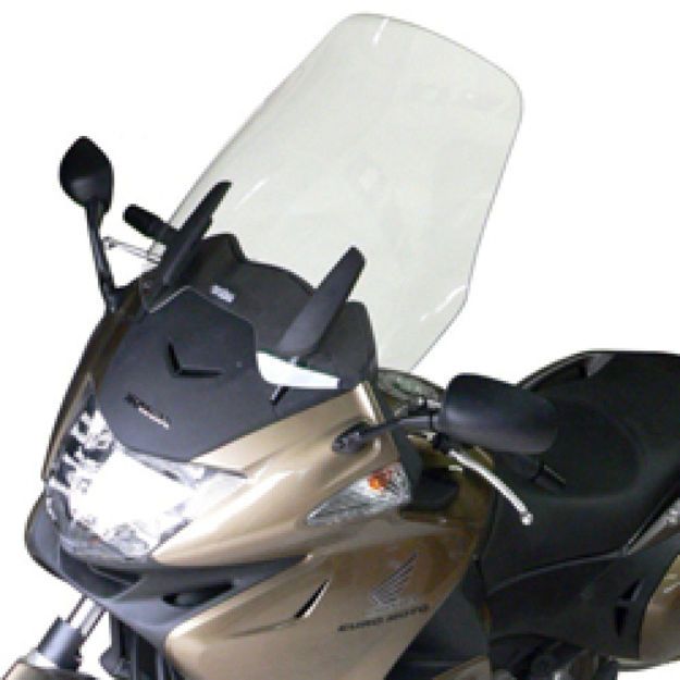 BULLSTER WINDSHIELD HIGH PROTECTION SMOKED BLACK 53 CM 4MM HONDA NT 700 V Deauville 2006-2016