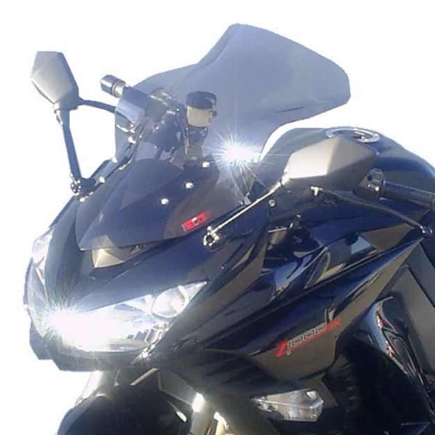 BULLSTER WINDSHIELD HIGH PROTECTION SMOKED BLACK 54 CM 3MM KAWASAKI Z 1000 SX Ninja 2011-2013