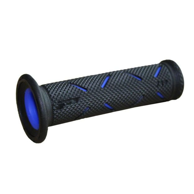 PRO GRIP GRIPS DOUBLE DENSITY ROAD 717  CLOSED END BLACK/BLUE