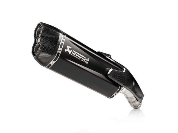 ΤΕΛΙΚΟ ΕΞΑΤΜΙΣΗΣ TITANIUM SLIP ON ΜΑΥΡΟ AKRAPOVIC KAWASAKI Z H2 1000