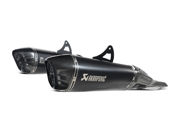 ΤΕΛΙΚΑ ΕΞΑΤΜΙΣΗΣ TITANIUM SLIP ON AKRAPOVIC SUZUKI GSX 1300 R ABS HAYABUSA