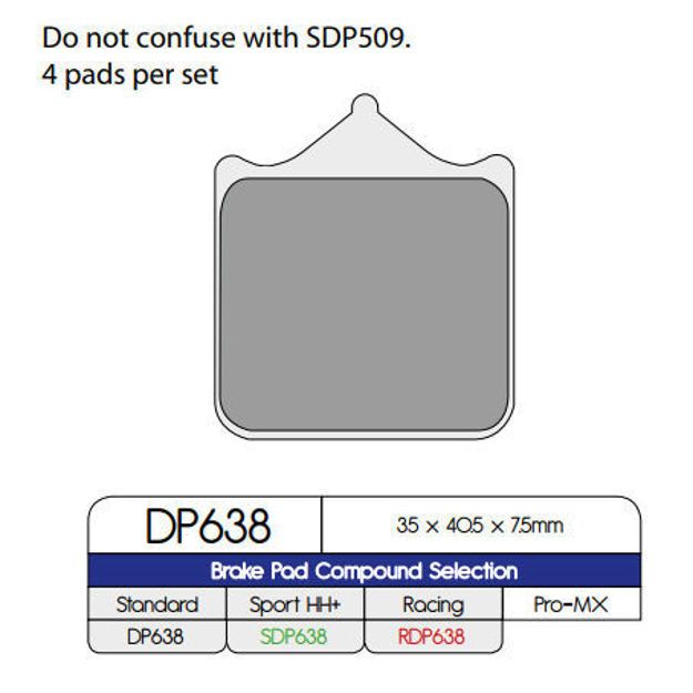 ΤΑΚΑΚΙΑ ΣΕΤ DP BRAKES DP638