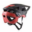 ΚΡΑΝΟΣ Vector Pro ATOM Helmet ALPINESTARS  ΜΑΥΡΟ, ΚΟΚΚΙΝΟ ΜΑΤ