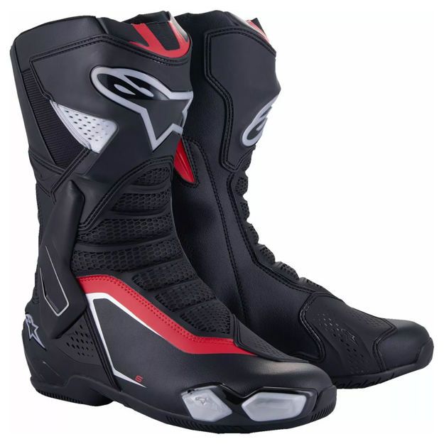 ΜΠΟΤΕΣ ΜΗΧΑΝΗΣ ΑΝΔΡΙΚΕΣ ALPINESTARS SMX-6 V3 ΜΑΥΡΕΣ ΚΟΚΚΙΝΕΣ